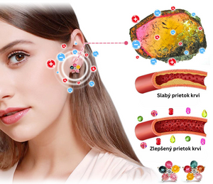 "flysmus™ IÓNy omladzujúce turmalínové infračervené lymfodrenážne náušnice"