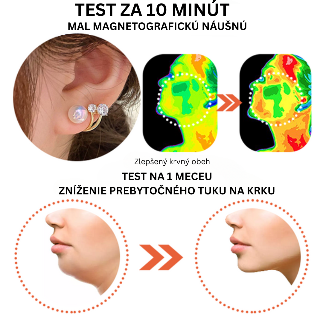 Náušnice flysmus™ Lymphvity MagneTherapy s pyrrhotitom **