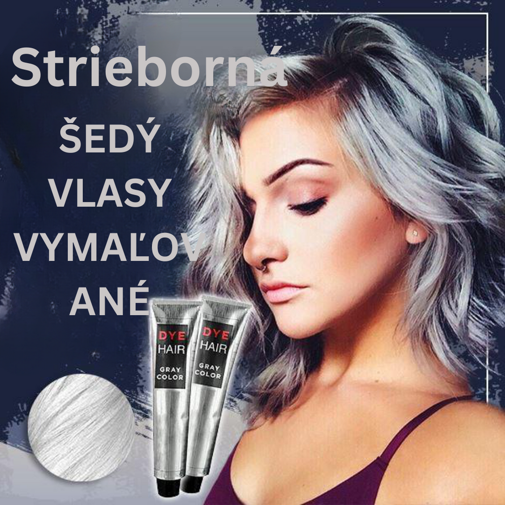 Farba na strieborno-sivé vlasy (50% ZĽAVA)