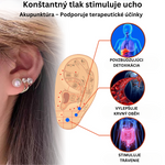 Náušnice flysmus™ Lymphvity MagneTherapy s pyrrhotitom