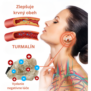 Náušnice flysmus™ Lymphvity MagneTherapy s pyrrhotitom